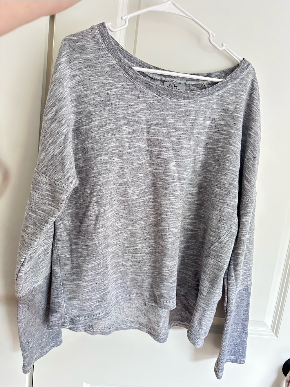 The Black Dog Heathered Gray Crewneck Sweatshirt
